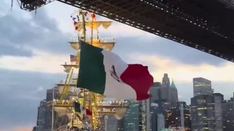 The ship, called Cuauhtémoc