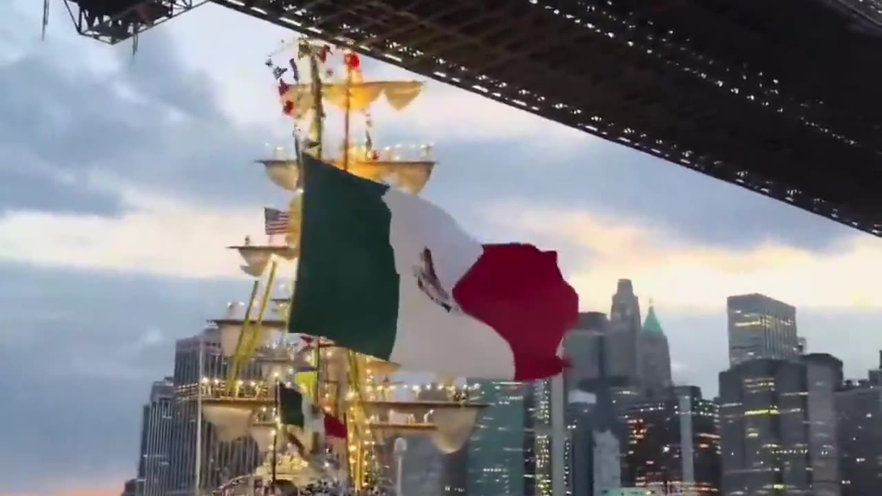 The ship, called Cuauhtémoc