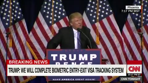 Trump Announces Rollout of Biometric Entry-Exit System
