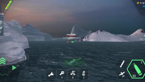 Warship battle