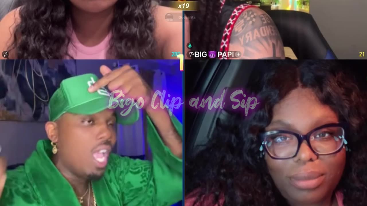 Team pk TastyMocha Papi DreBaby Moet ft Supa reading TomiKay 6/18/25 #bigoclipandsip