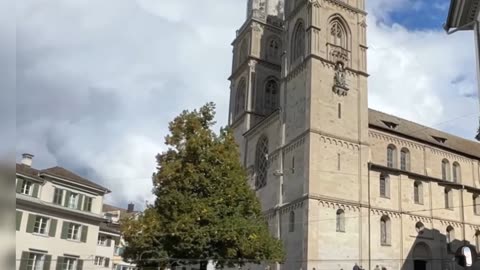 Grossmunster Protestant Church Zurich Switzerland Tour