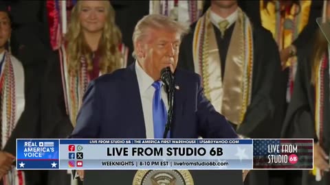 PRESIDENT TRUMP GIVES THE COMMENCEMENT SPEECH AT THE UNIVERSITY OF ALABAMA