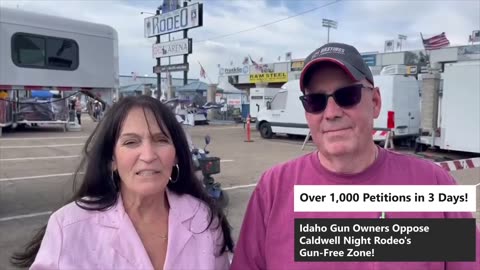 Sen. Christy Zito Takes Over 1,000 Petitions to the Caldwell Night Rodeo!