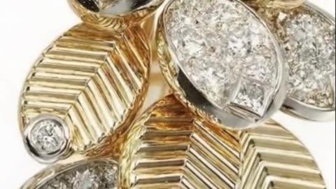 CARTIER GRAND DE CAFE EARRING K18 YELLOW GOLD