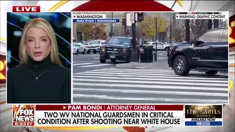 NOW: Attorney General Pam Bondi calls the alleged National Guard shooter a "monster."