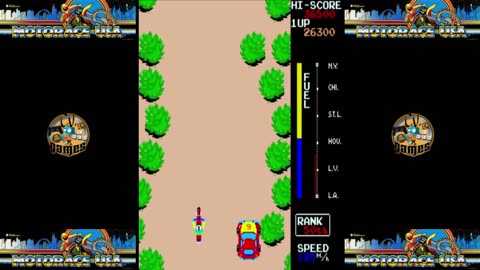 MotoRacer USA (1983) Arcade Game