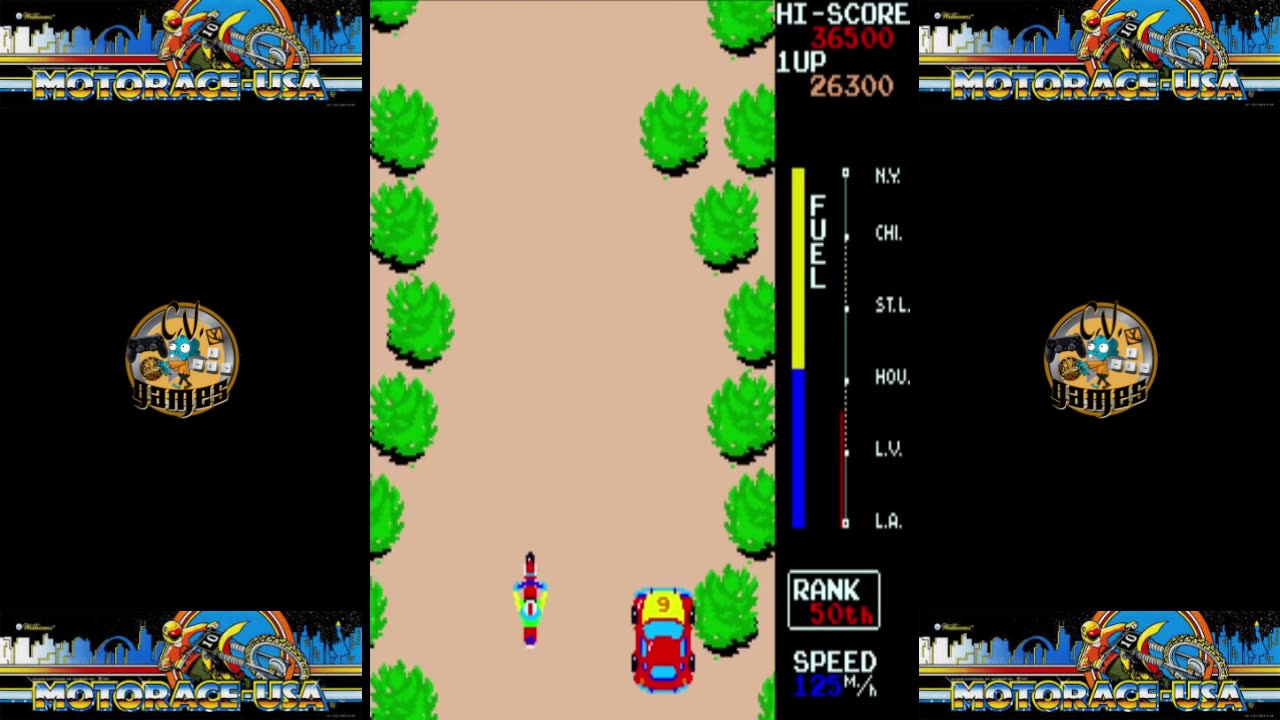 MotoRacer USA (1983) Arcade Game
