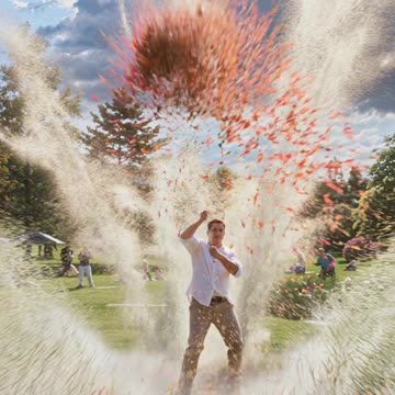 Man Pops a Balloon… Chaos Ensues! 🎈💥 Massive Shockwave Viral Clip