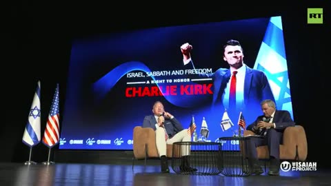 Charlie Kirk’s pastor, Rob McCoy, led a memorial in Jerusalem for Kirk, weird stuff