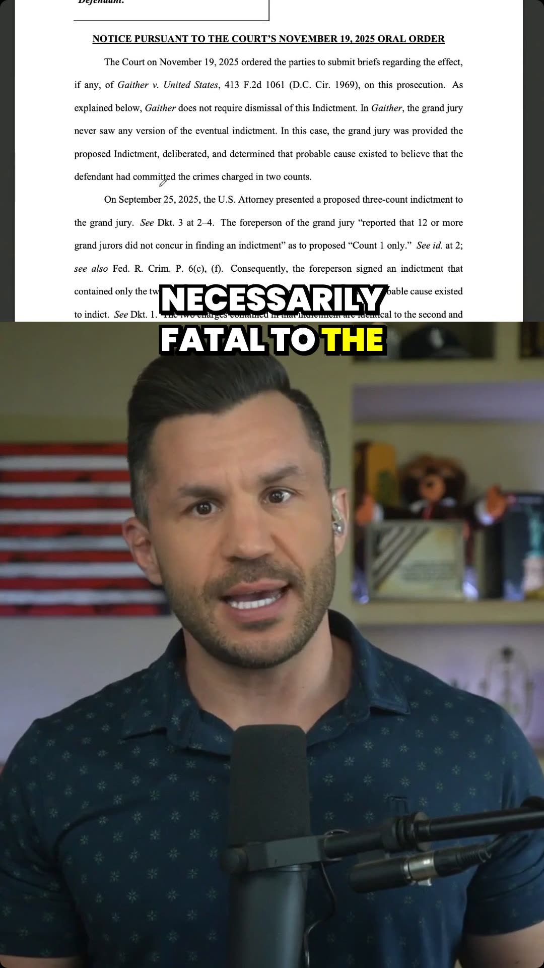 DOJ CLARIFIES Comey Grand Jury Records