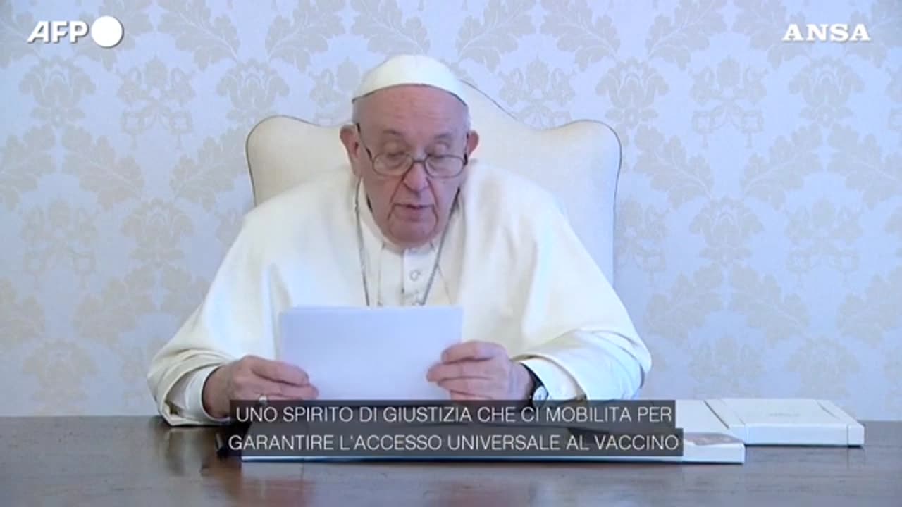 POPE FRANCIS ENCOURAGING COVID VACCINATION