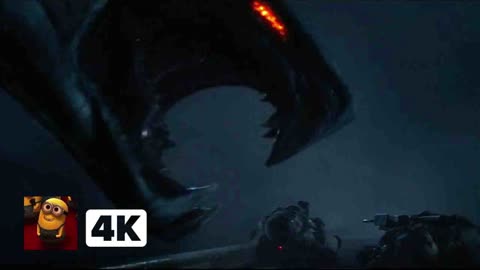Godzilla (2014) 4K - Nuclear Train Attack Scene _ Movieclips