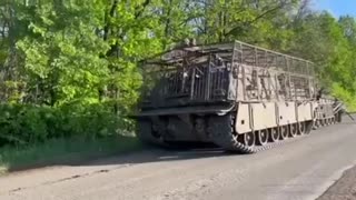 🔥🇺🇦 Ukraine Russia War | Destroyed Ukrainian BREM-1 Recovery Vehicle in Sumy Oblast | RCF
