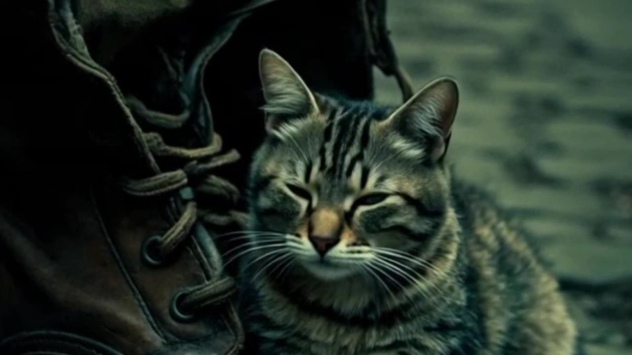 Cat Finds Shelter in a Sho