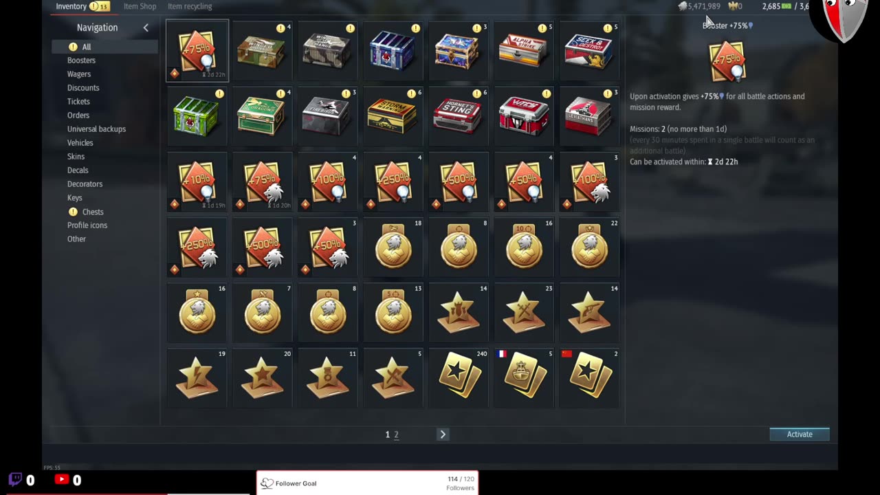 War Thunder Daily Grind Stream