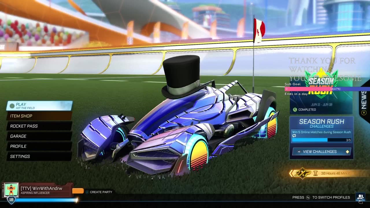 Rocket League Competitive - Win With Andrew
