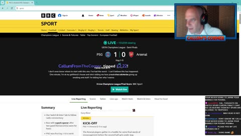 ayupcc - Callum's Corner - 07/05/25 - Arsenal WatchAlong