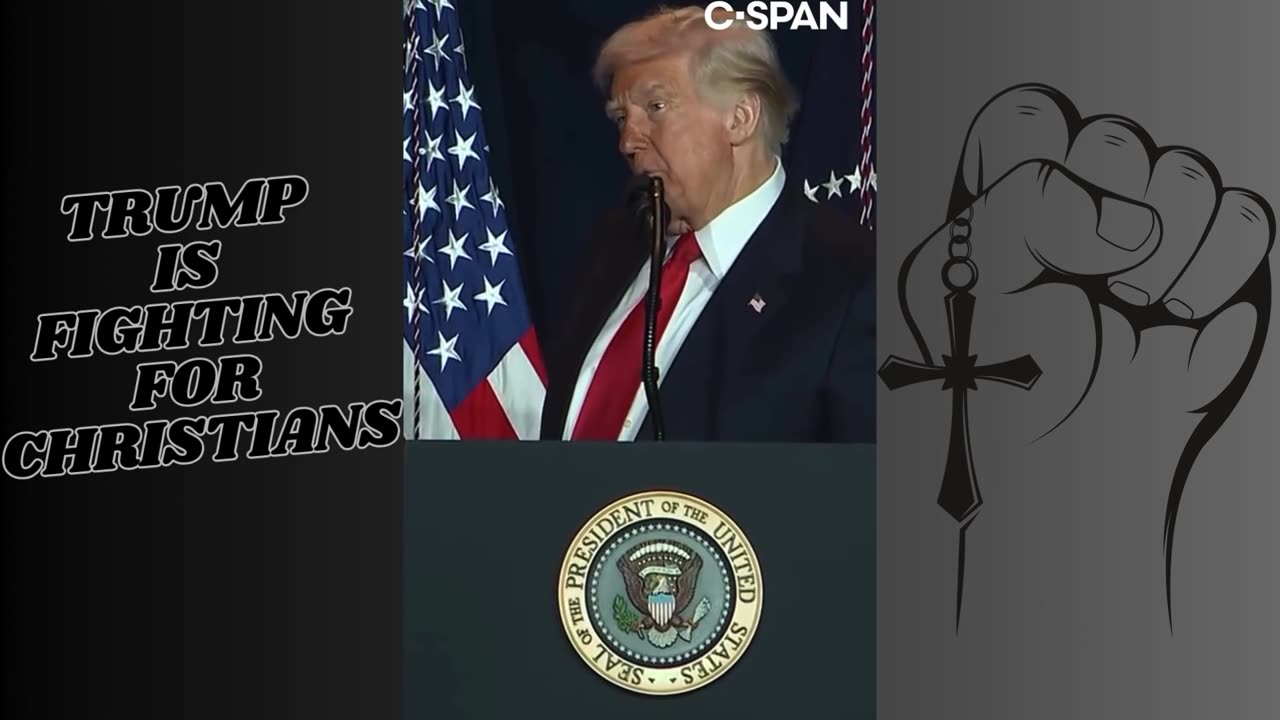 TRUMP IS FIGHTING FOR CHRISTIANS!!!