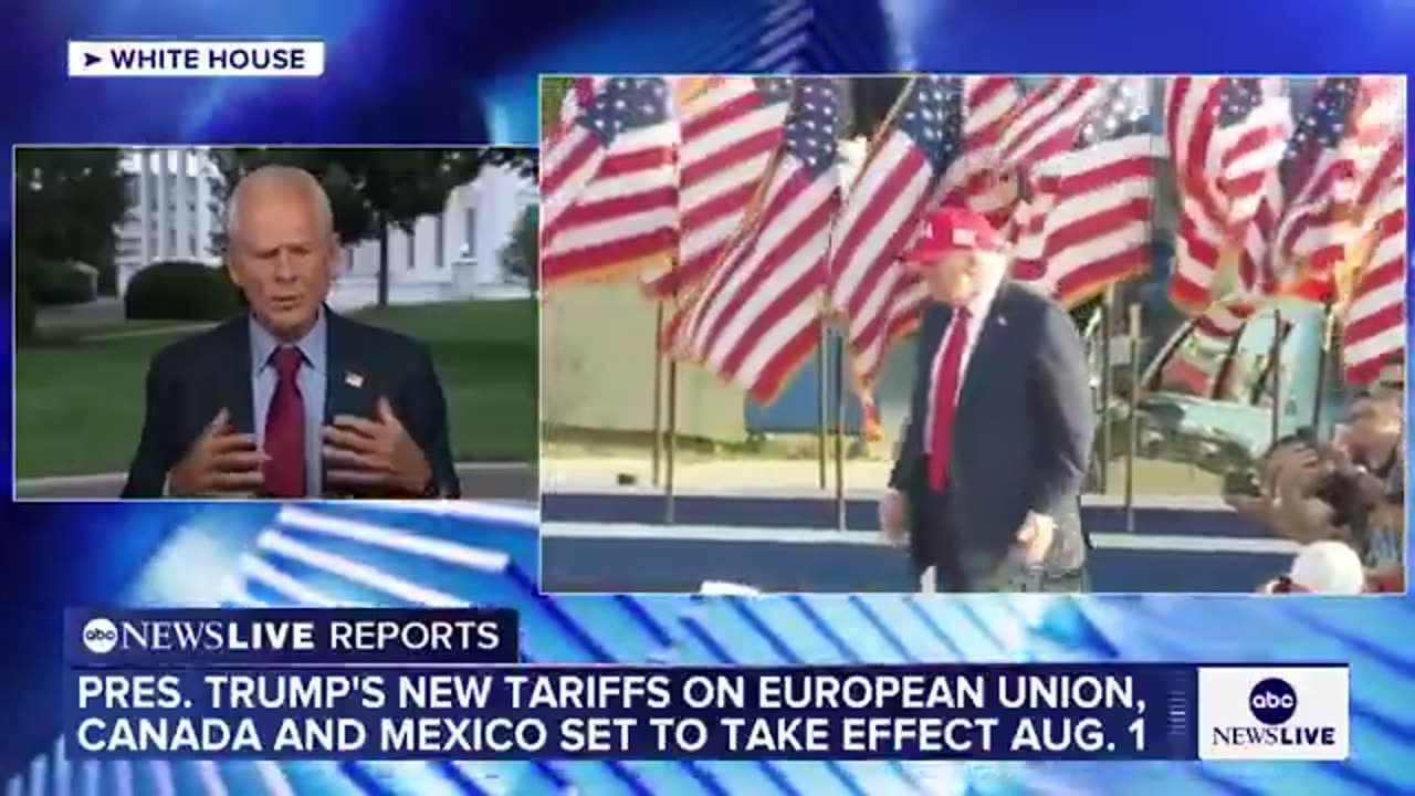 the United States is collecting about $5 BILLION in tariffs a week — $100