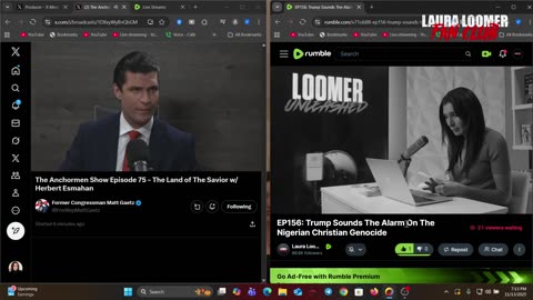 EP156: Trump Sounds The Alarm On The Nigerian Christian Genocide - simulcast