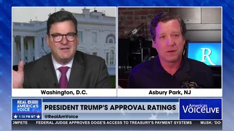 "DONALD TRUMP'S APPROVAL RATING IS 53%, NET +7"
