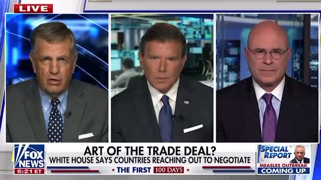 Brit Hume on tariffs prompting trade deals