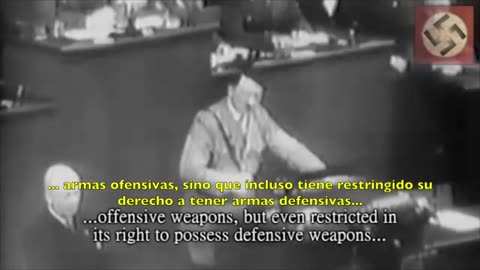 Adolf Hitler pide el desarme mundial