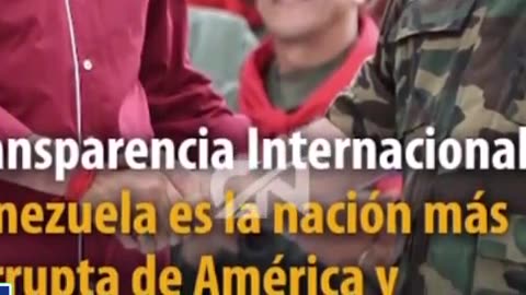 TRANSPARENCIA INTERNATIONAL: VENEZUELA ES LA NACION MAS CORRUPTA DE AMERICA Y TERCER DEL MUNDO.