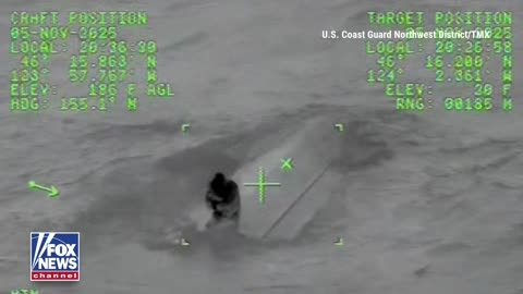 A Coast Guard helicopter rescued a father and son who spent two hours clinging