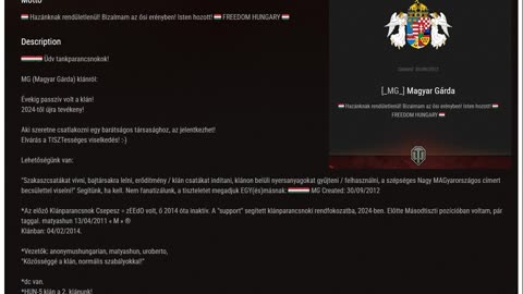 4 ES KLÁNSZSZOVETSÉG - WOT