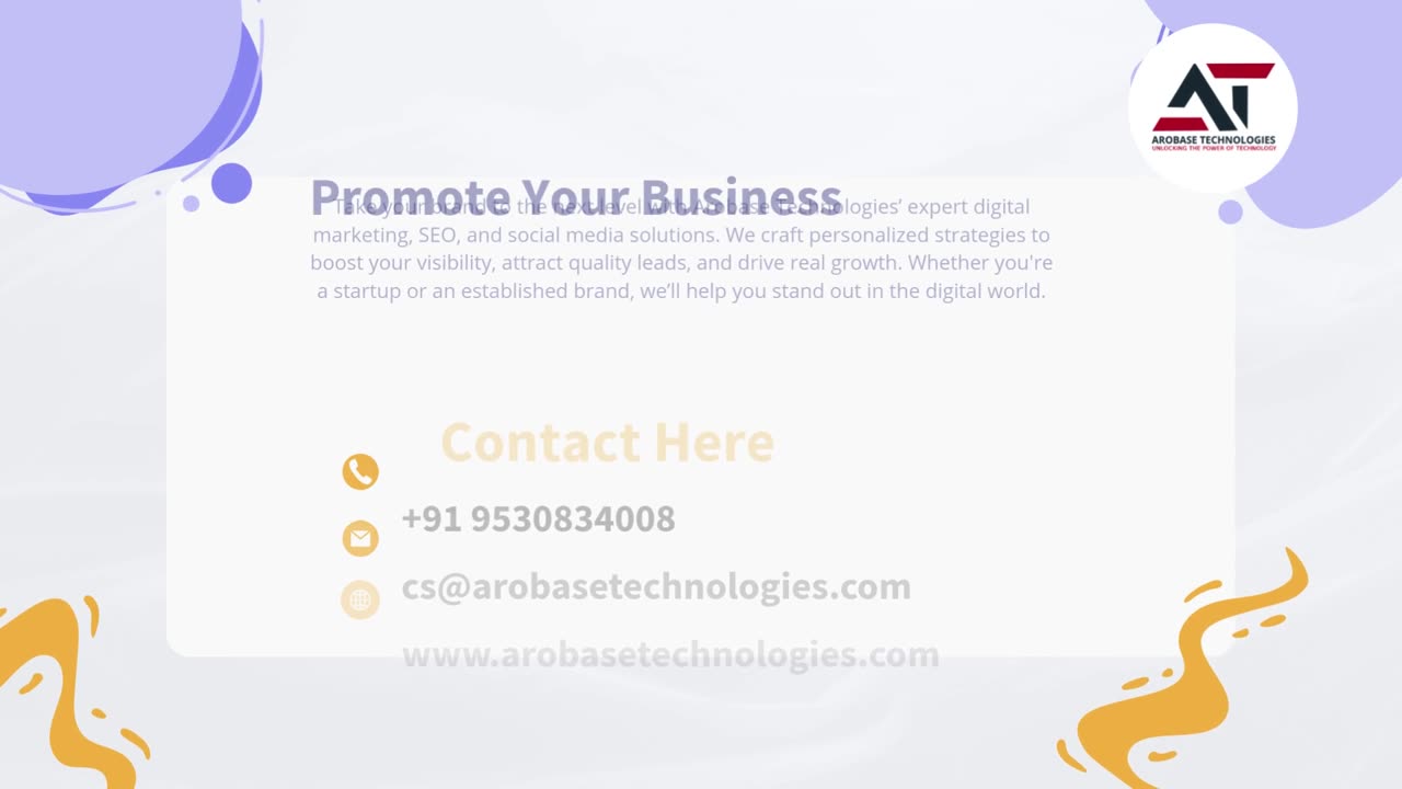 Build Your Business with Arobase Technologies