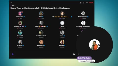 The Round Table on X With Sally, Carmen, & MV 5-22-25 (11:pmET/10:pmCT/9:pmMT)