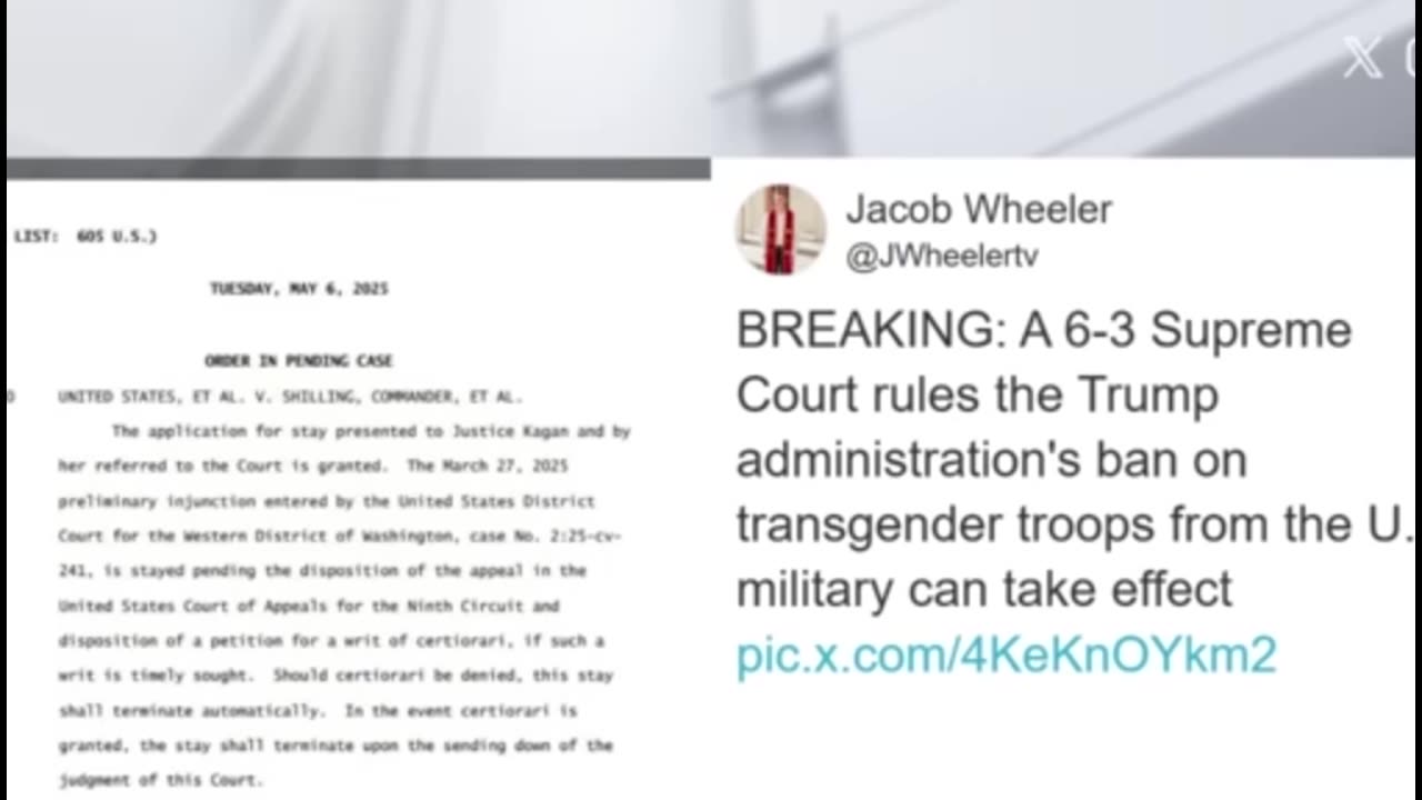 Supreme Court stands with the Trump administration