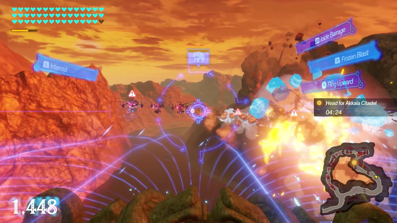 relentless as a waterfall