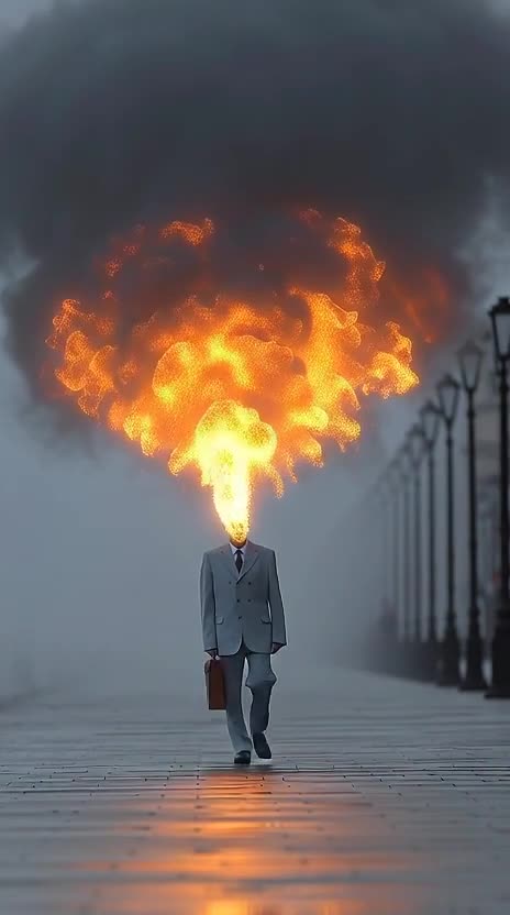 The video is made with AI, it may be artificial