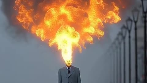 The video is made with AI, it may be artificial