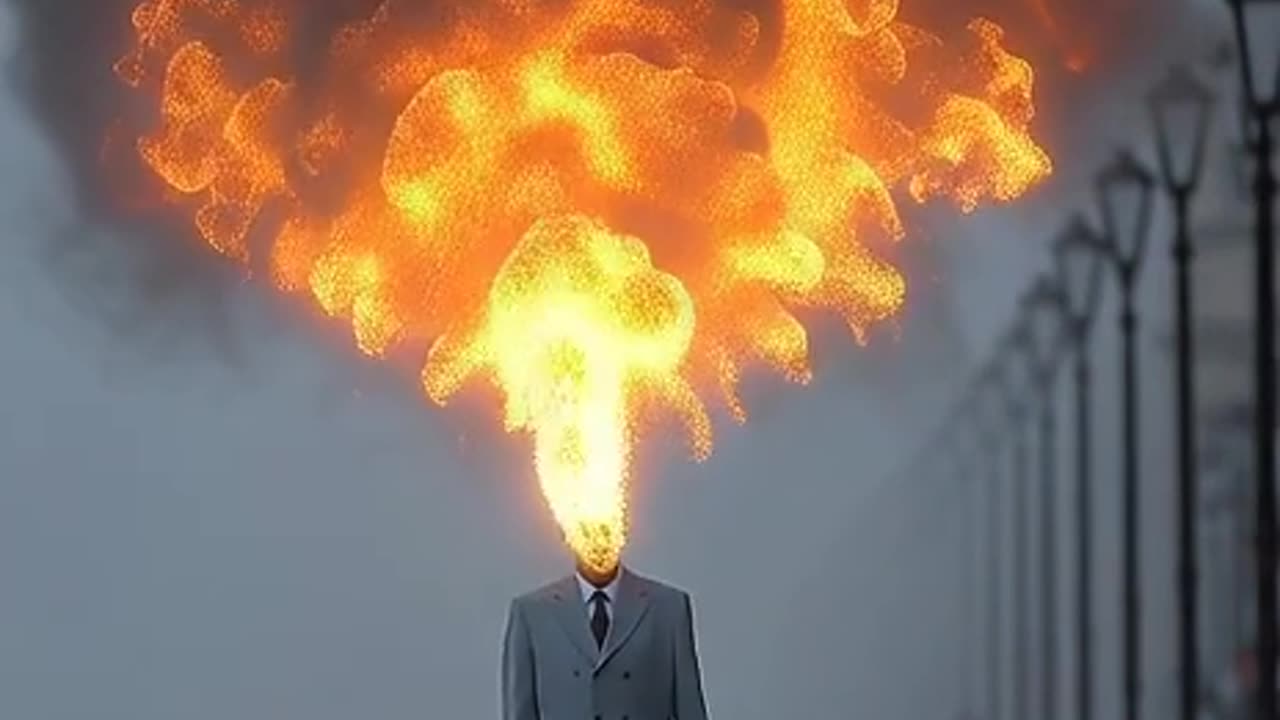 The video is made with AI, it may be artificial