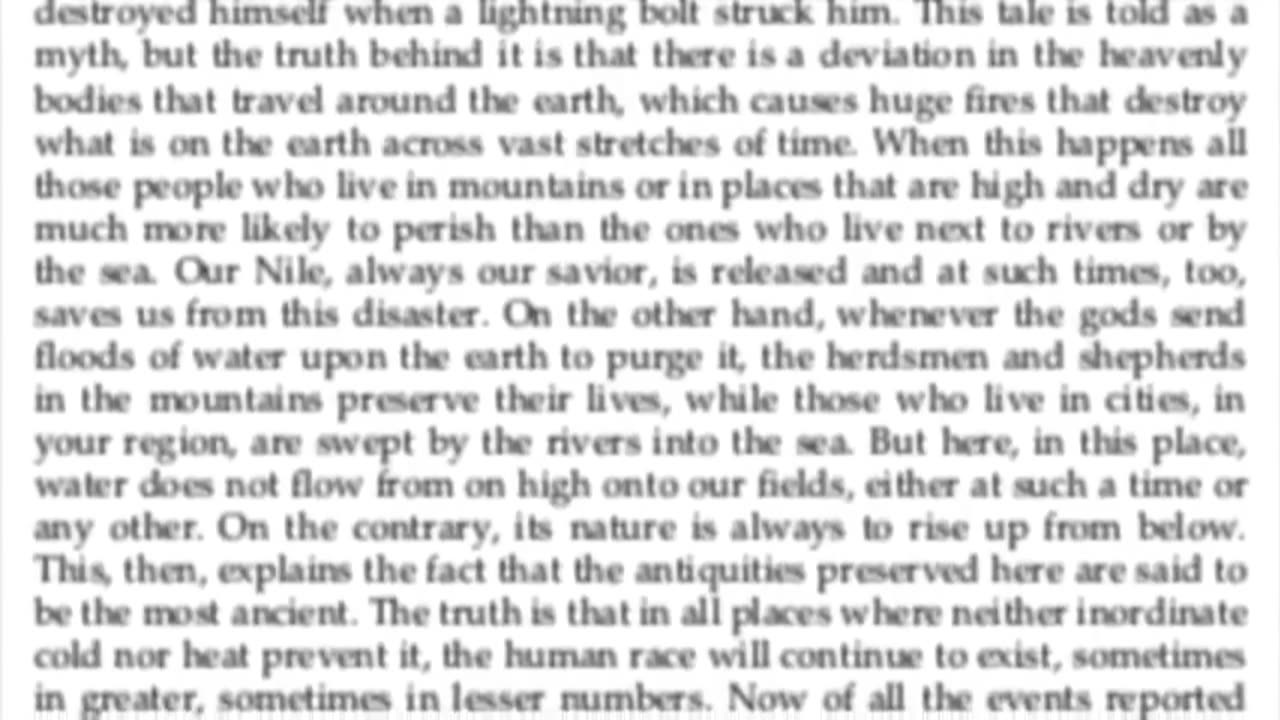 Timaeus' Description of Atlantis from Plato