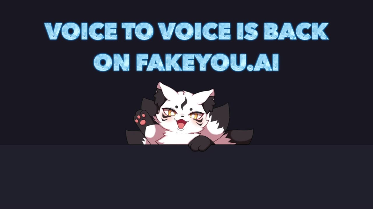 Voice to Voice is back on Fakeyou.ai