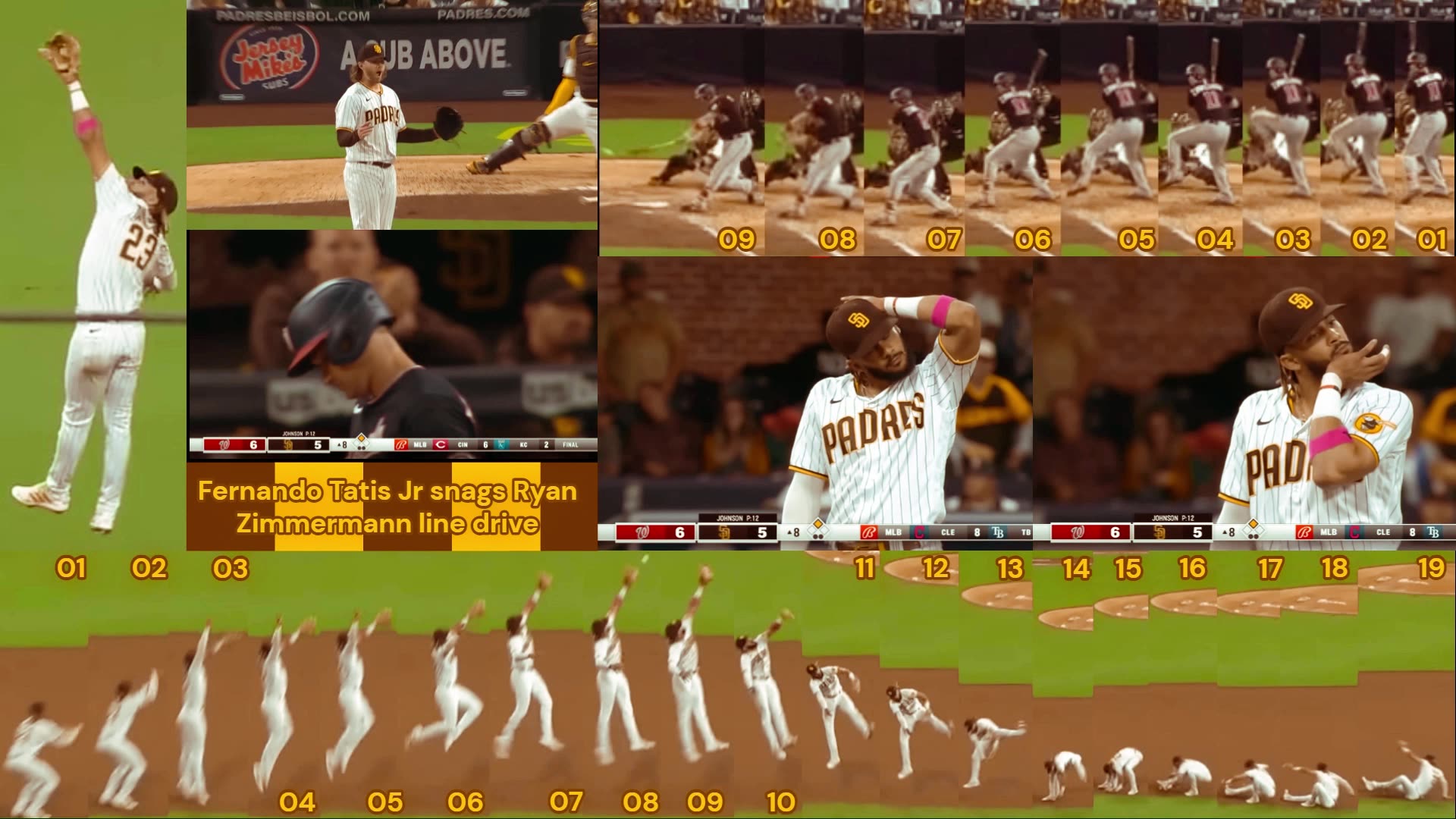 Prototype 123: Fernando Tatis Jr jumps high to snag line drive