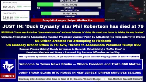 🔴Texas News Studio LIVE: News in Motion — Unfiltered. Uncensored. Unstoppable
