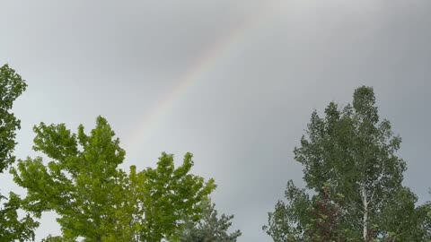 Rainbow in the sky 🌈