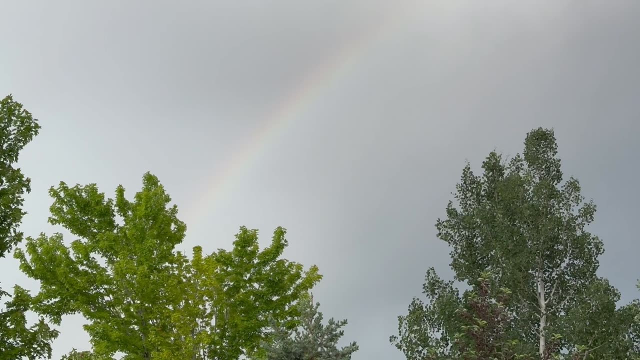 Rainbow in the sky 🌈