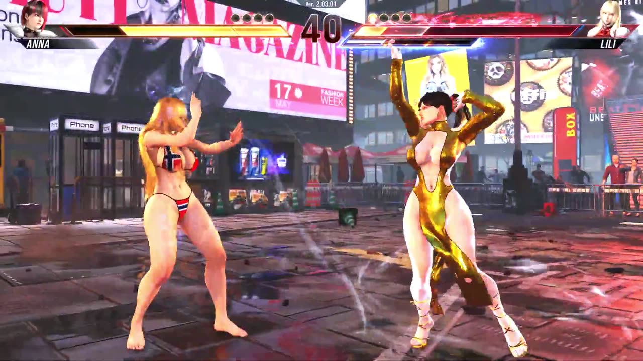 Tekken 8 Summer Mod Anna vs Lilly Bikini Fight