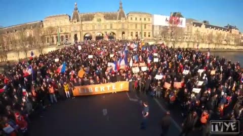 NOW - Protests in Paris, London, Vienna, Hamburg and many other cities in Europe against Covid