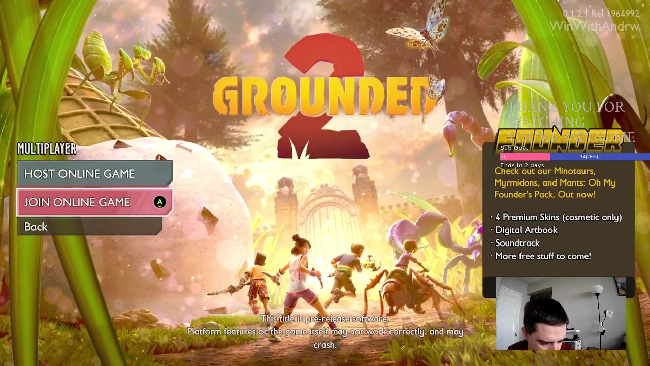 Win With Andrew - Grounded 2 with the Mrs.