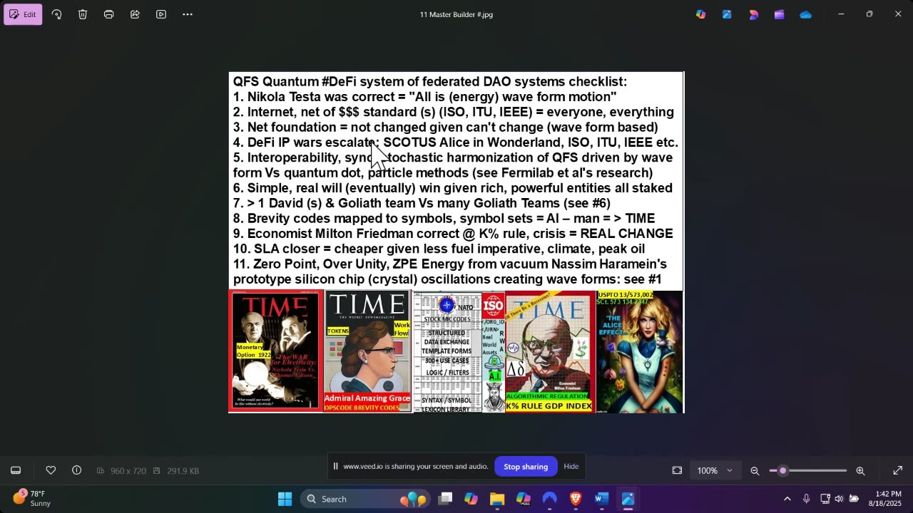QFS DeFi DAO Quantum Financial System = World Game (s) fulcrum