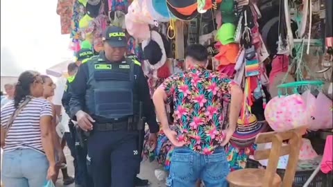 Incautación de pólvora en el Mercado de Bazurto
