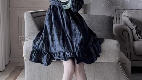 Airy Ebony Mini Skirt Exuberant Gentle Dance | Daily Beauty EP 887